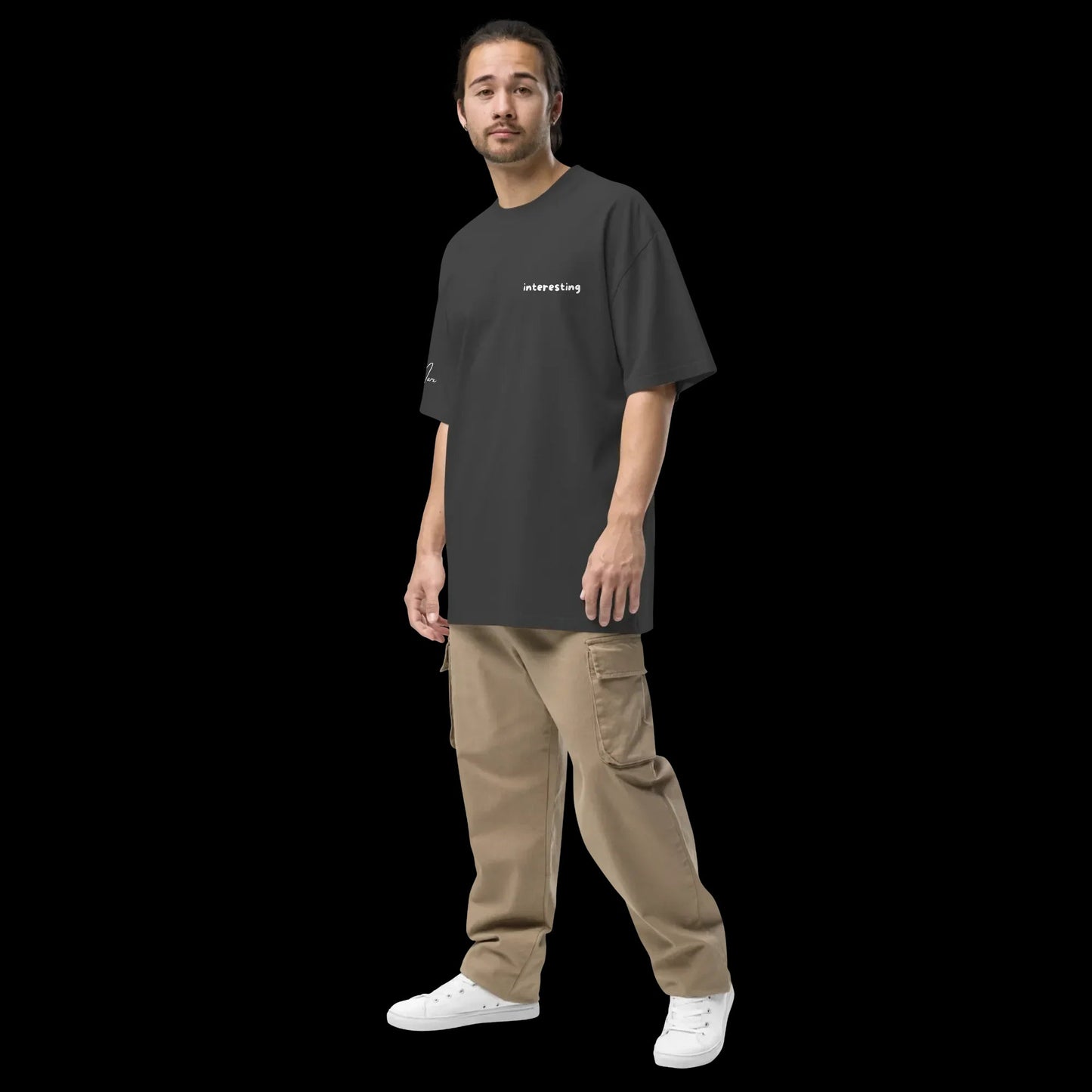 Oversized T-Shirt "interesting"