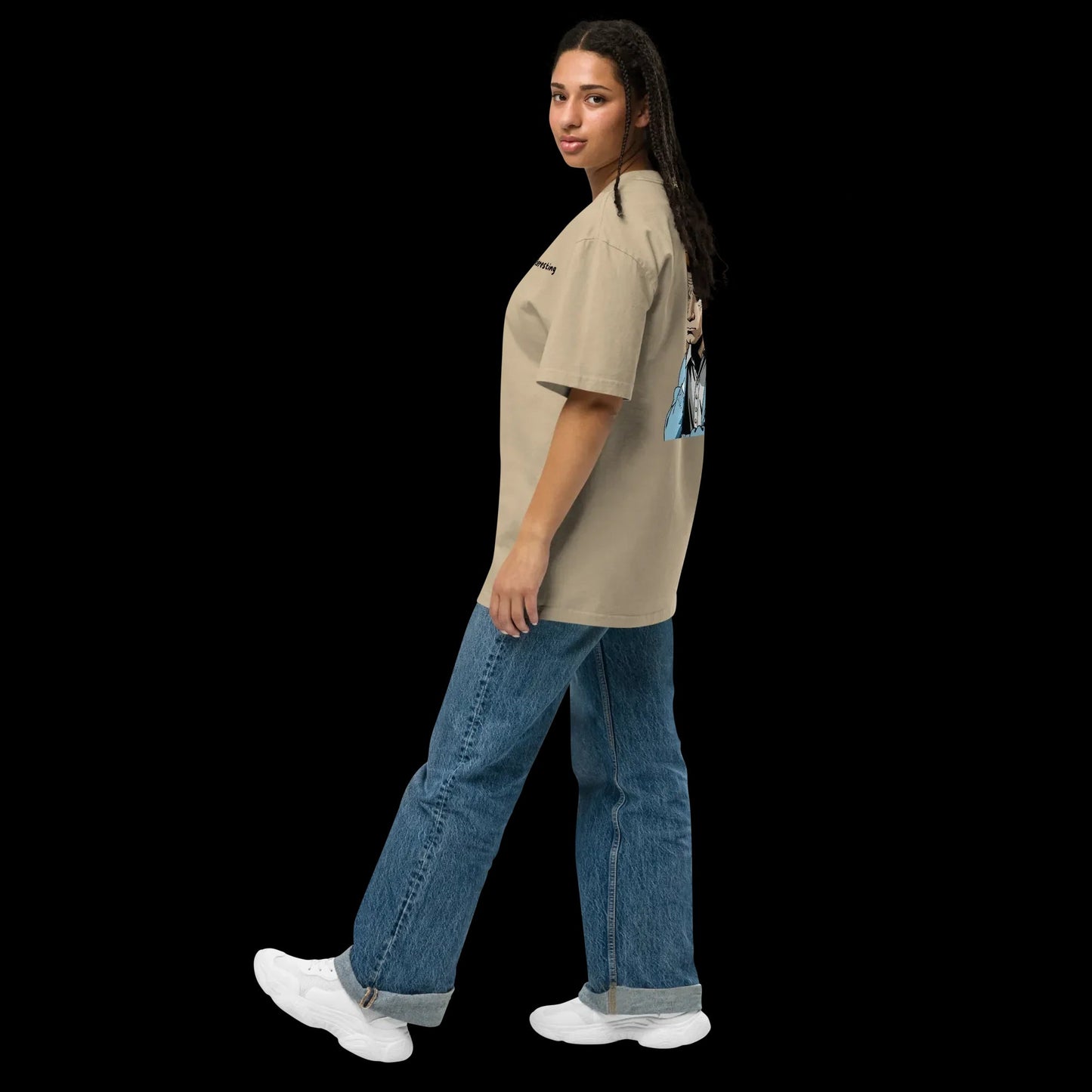 Oversized T-Shirt "interesting"