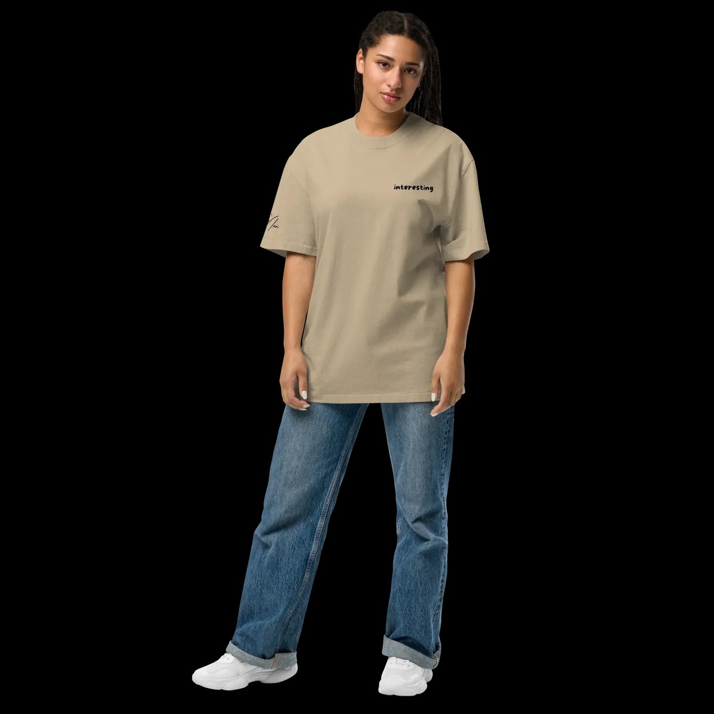 Oversized T-Shirt "interesting"