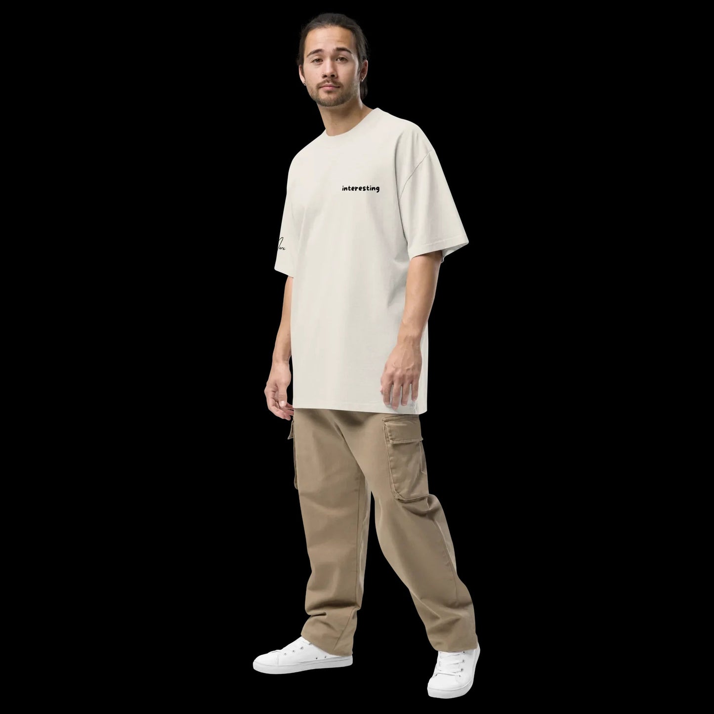 Oversized T-Shirt "interesting"