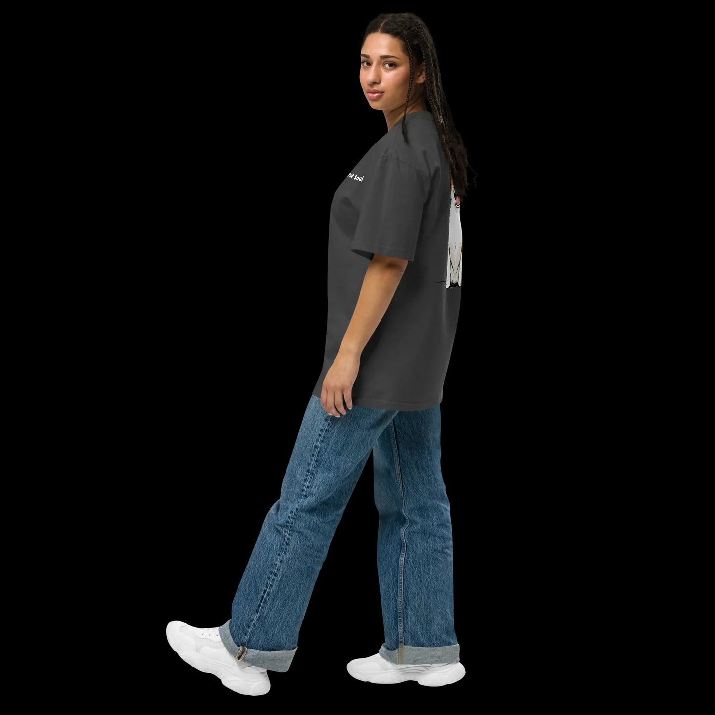 Oversized T-Shirt "true soul"