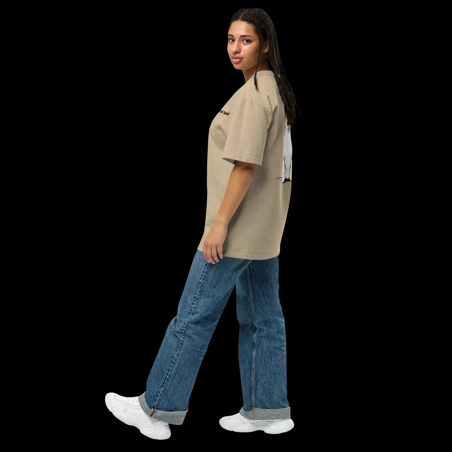 Oversized T-Shirt "true soul"
