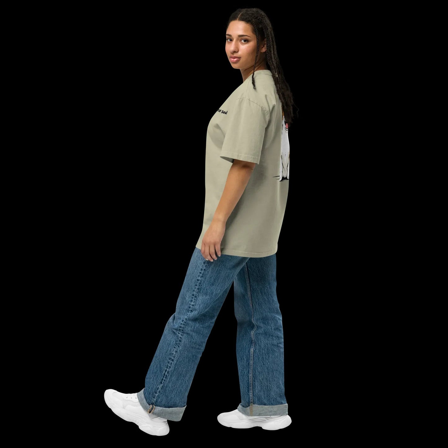 Oversized T-Shirt "true soul"