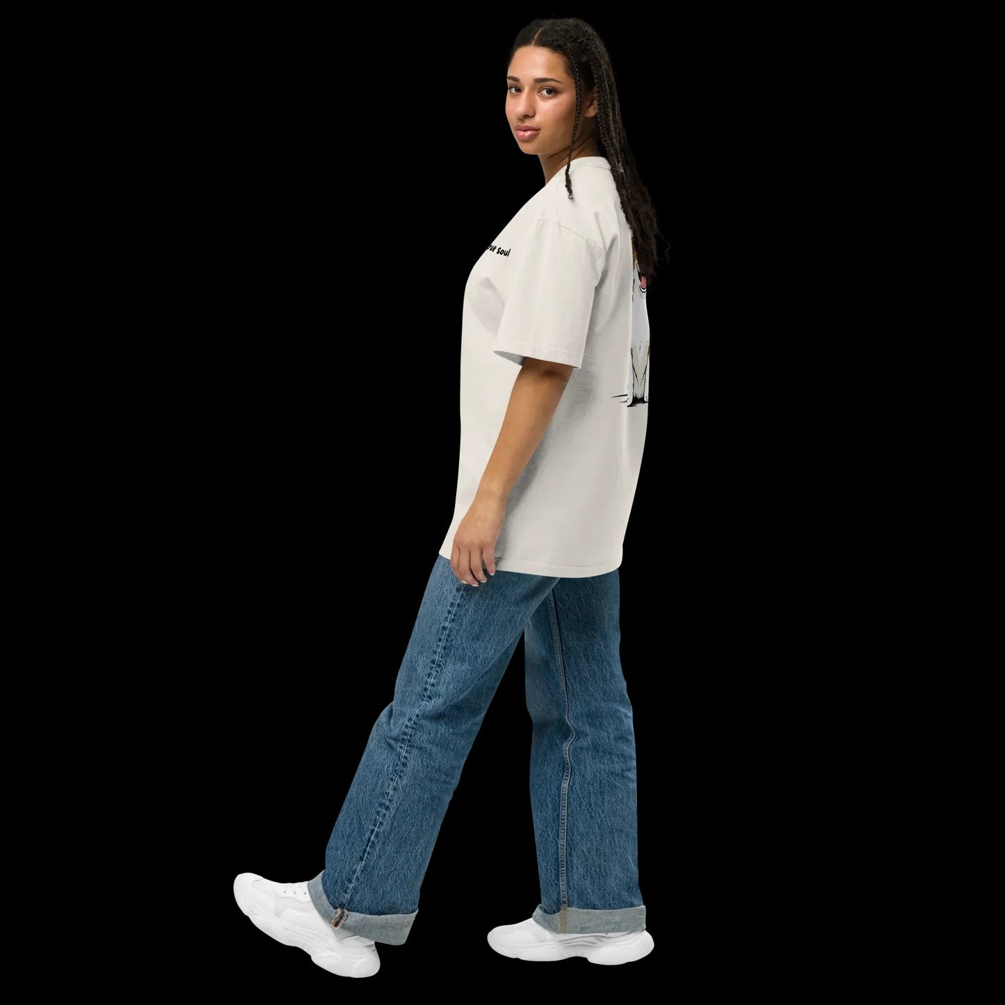 Oversized T-Shirt "true soul"