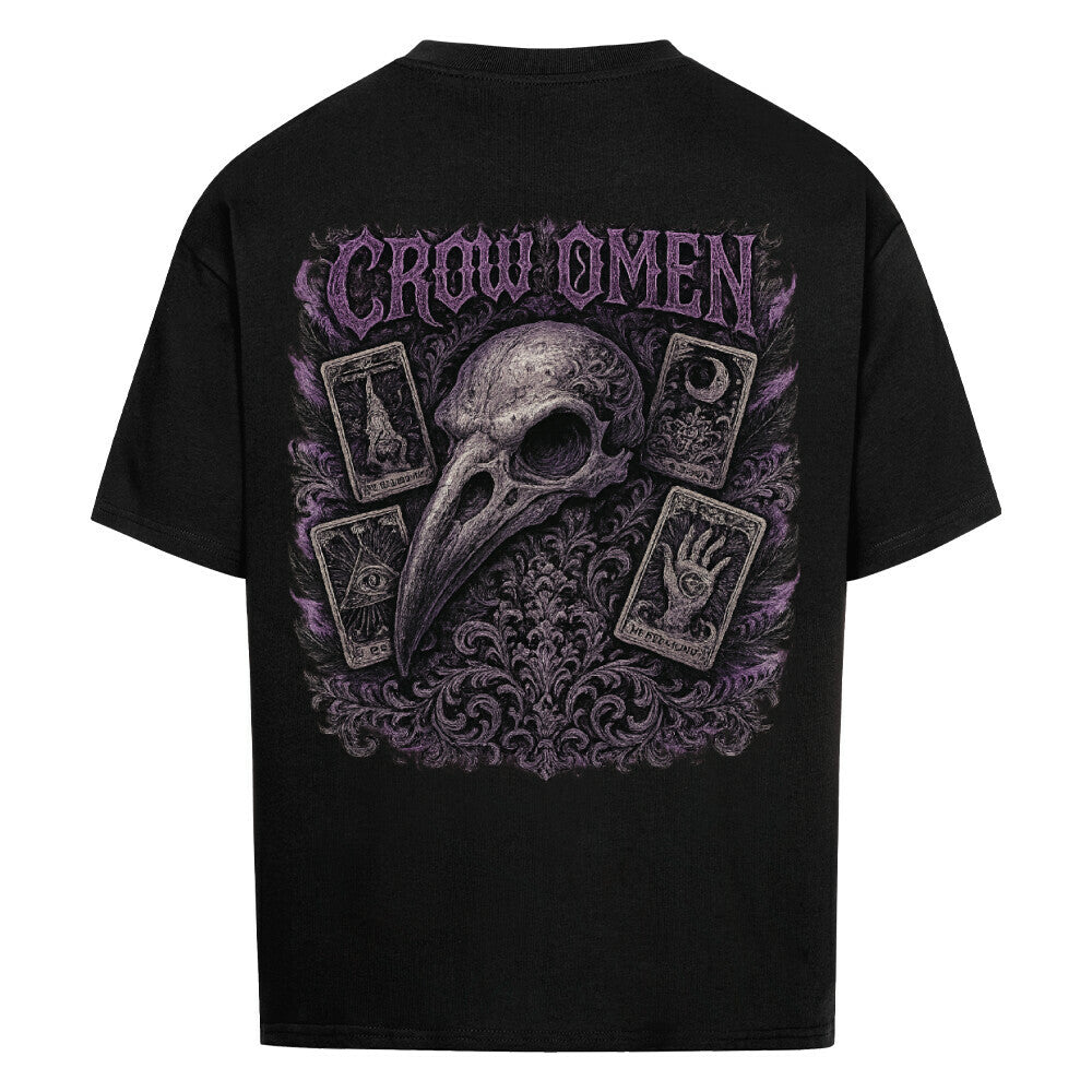 Crow Omen | Occult Beast & Skulls Collection | Nebelmond Oversized Shirt