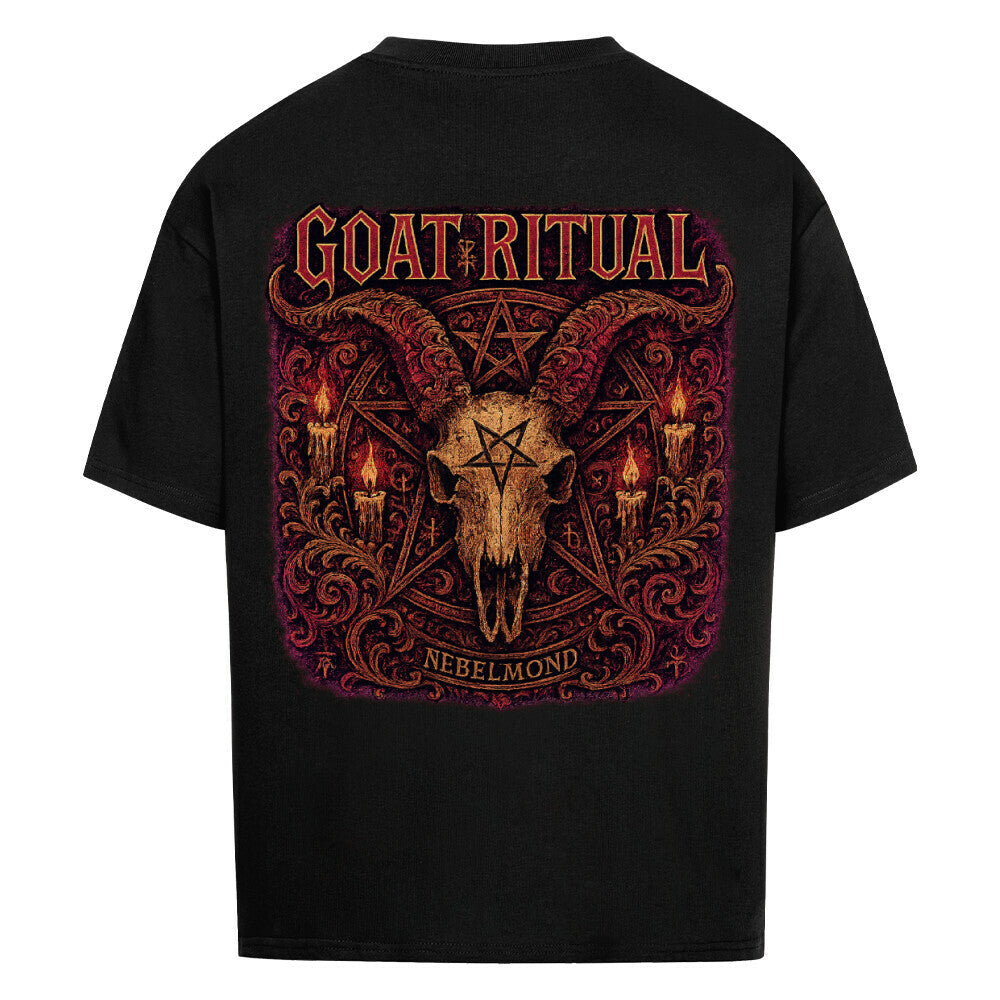 Goat Ritual | Occult Beast & Skulls Collection | Nebelmond Oversized Shirt