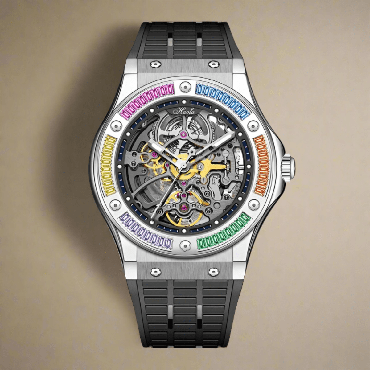 Haofa skeleton,Luxury automatic mechanical watch