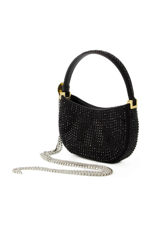 Hobo Bag Micro Vesna Crystal - Magda Butrym - Kristall - Schwarz