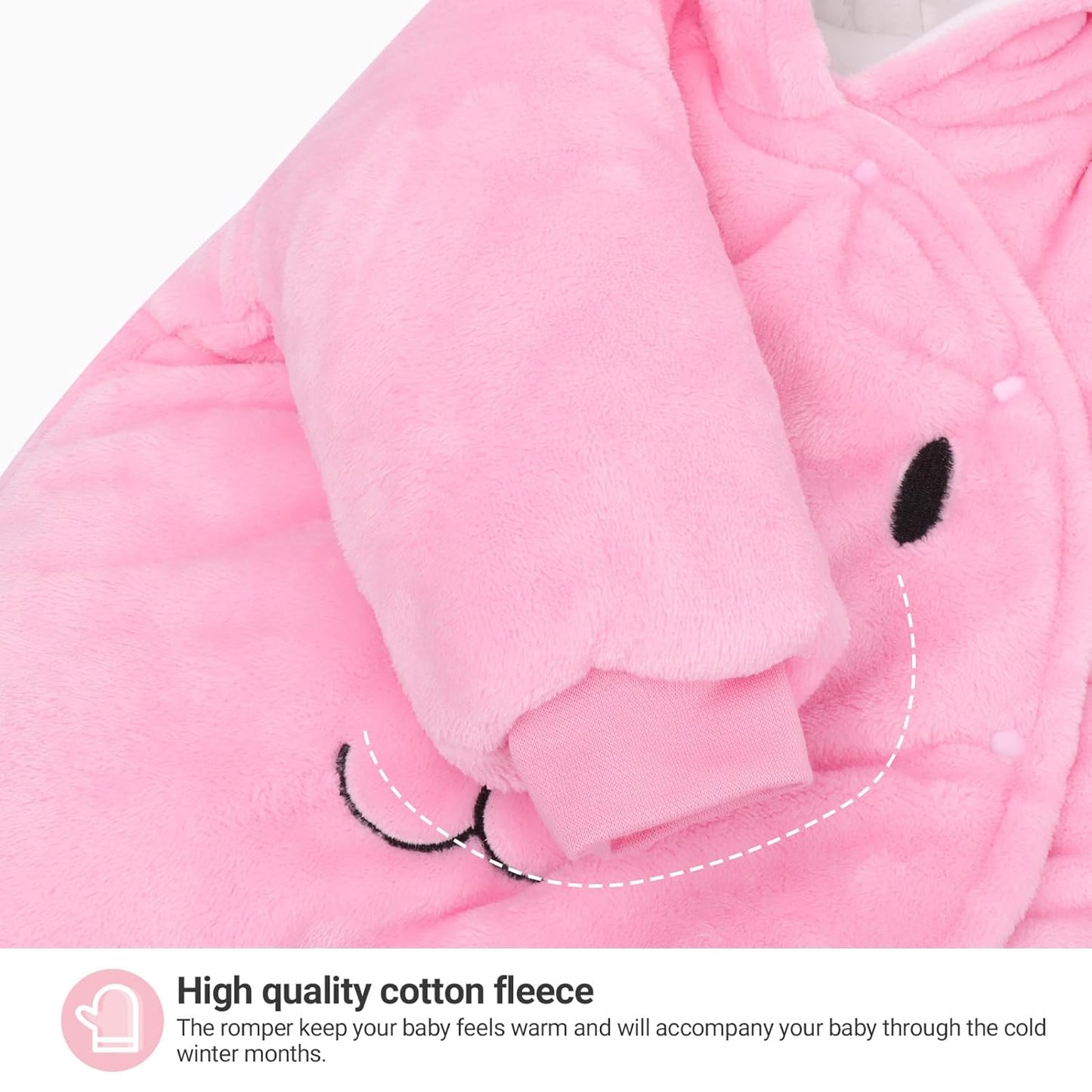 Baby Overall Winter Mit Kapuze Schneeanzug Flanell Strampler Spieler Spielanzug Mit Füße Karikatur Jumpsuit Kleidung 0-3 Monate