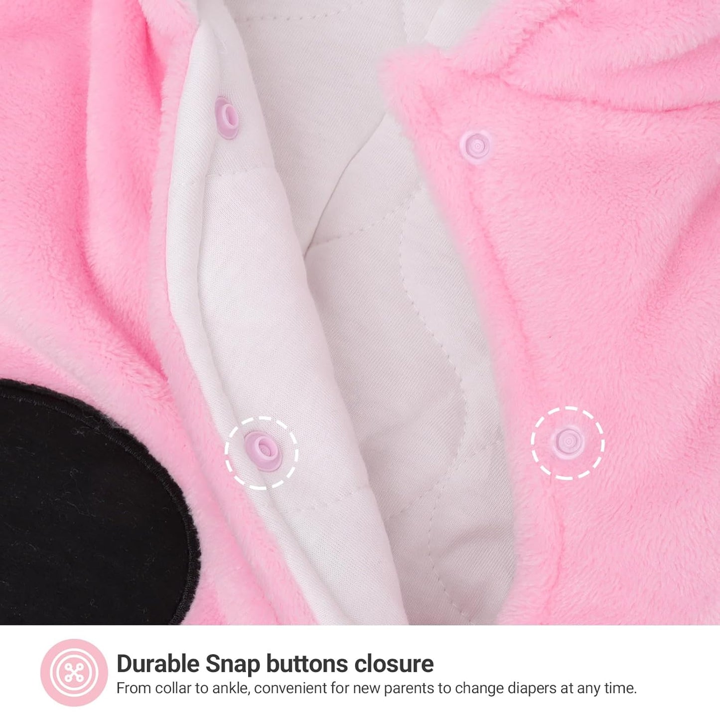 Baby Overall Winter Mit Kapuze Schneeanzug Flanell Strampler Spieler Spielanzug Mit Füße Karikatur Jumpsuit Kleidung 0-3 Monate