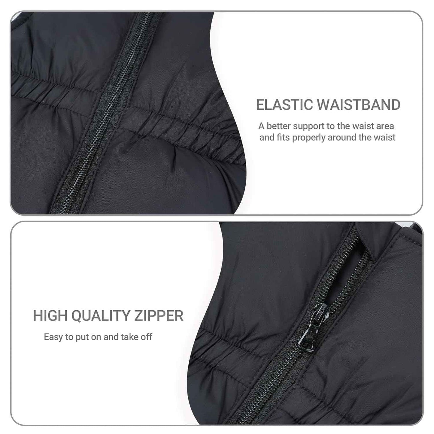 Kinder Daunenjacke Schneeanzug mit Künstliches Fell Kaputze Bekleidungsset Mädchen Jungen Verdickte Winterjacke + Skihose Daunenhose Kinderskianzug, Schwarz 4-5 Jahre