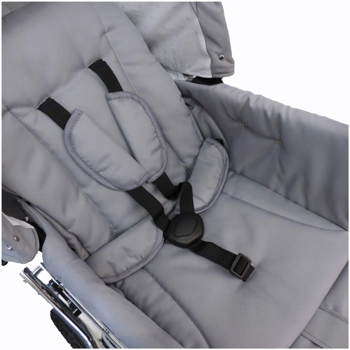 EICHHORN Kinderwagen Kombikinderwagen Komplett-Set, 0-3 Jahre, umbaubar zum Sportwagen, inklusive Babytragetasche, EVA-Rad, marineblau