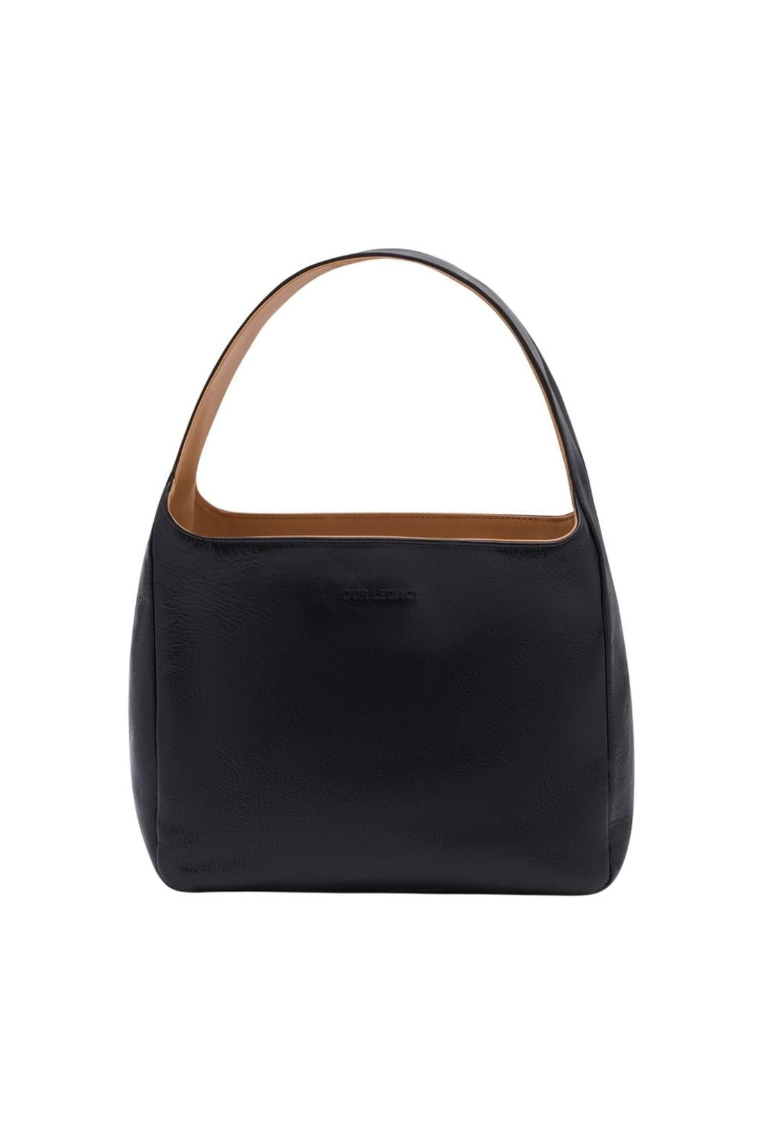 Schultertasche Brick - OUR LEGACY - Leder - Schwarz