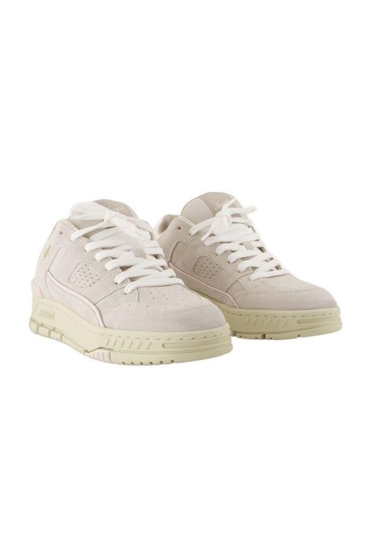 Sneakers Area Lo - Axel Arigato - Leder - Grau/Pink