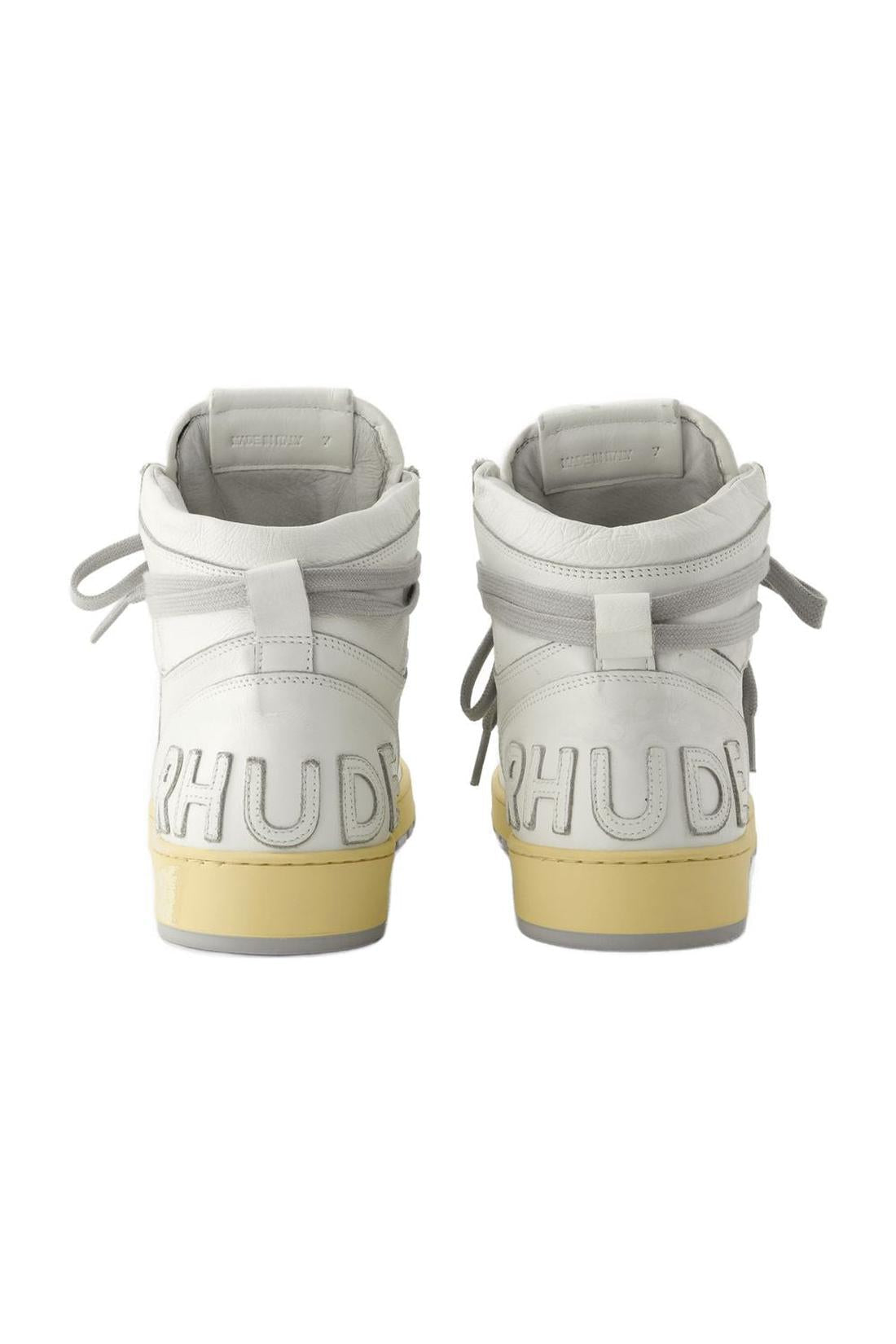 Sneakers Rhecess Hi - Rhude - Leder - Weiß