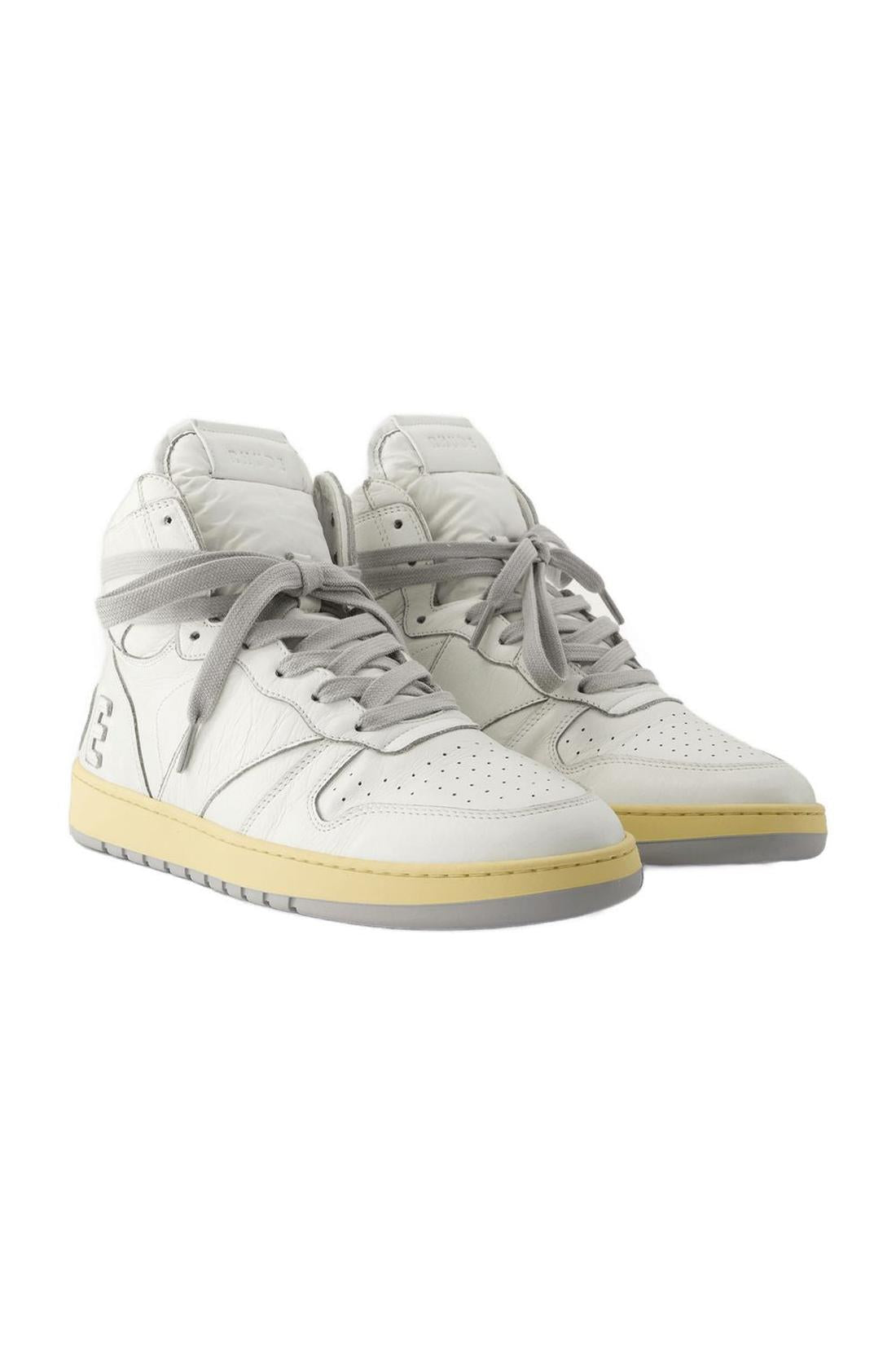 Sneakers Rhecess Hi - Rhude - Leder - Weiß