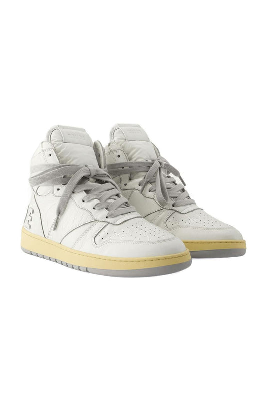 Sneakers Rhecess Hi - Rhude - Leder - Weiß