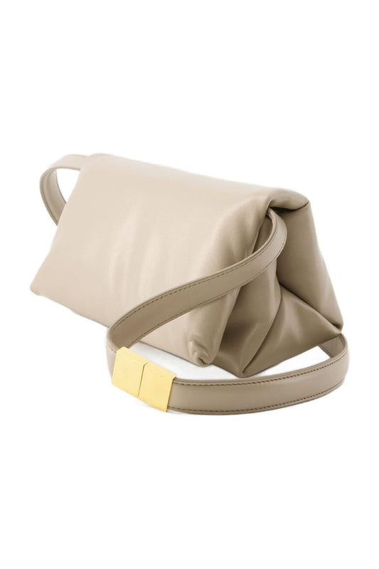 Hobo Bag Small Prisma - Marni - Leder - Braun