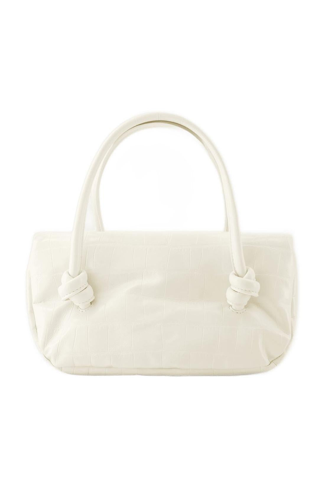 Knot Sm Schultertasche - Jil Sander - Leder - Beige