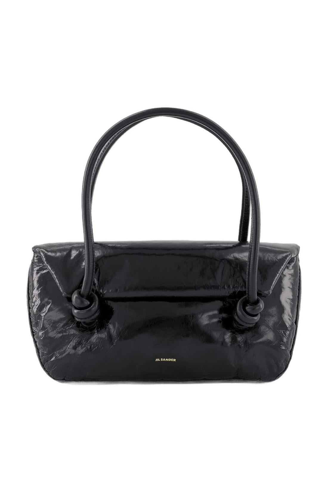 Knot Sm Schultertasche - Jil Sander - Leder - Schwarz