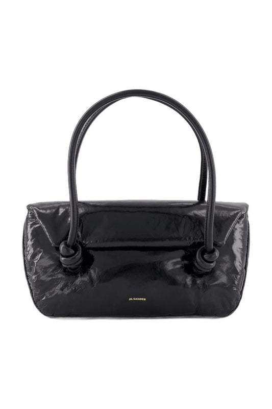 Knot Sm Schultertasche - Jil Sander - Leder - Schwarz