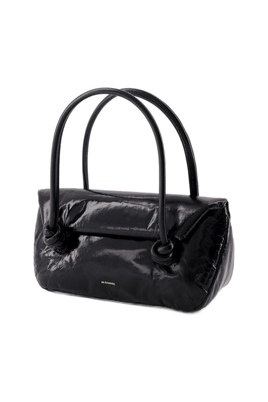 Knot Sm Schultertasche - Jil Sander - Leder - Schwarz