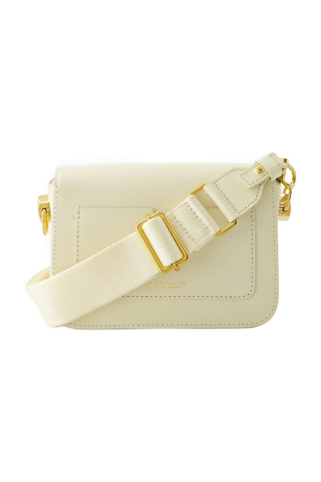 Hobo Tasche Plain Binder - Off White - Leder - Beige
