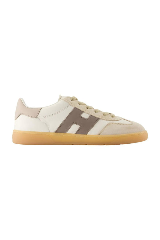 Sneakers Cool - Hogan - Leder - Beige