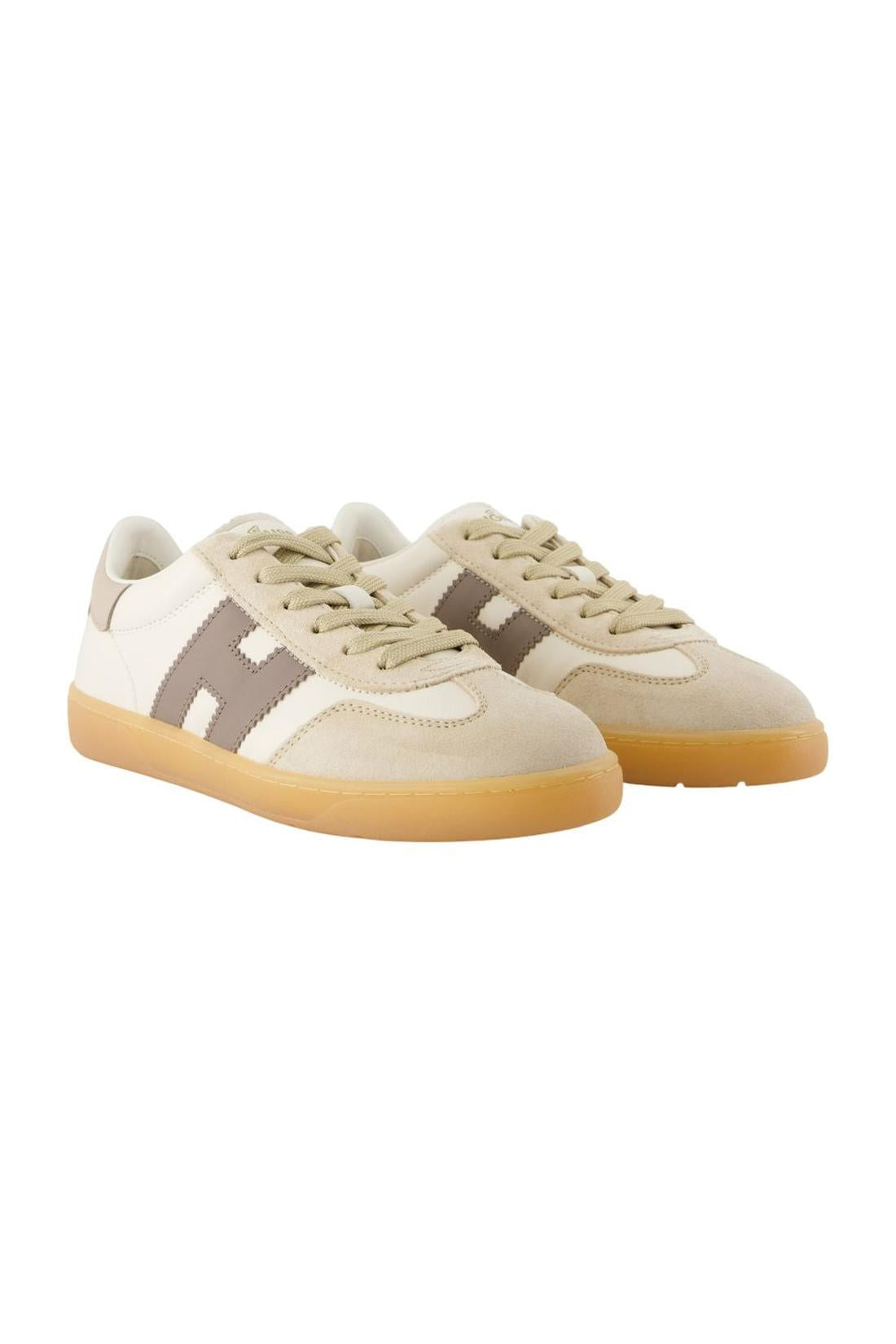 Sneakers Cool - Hogan - Leder - Beige