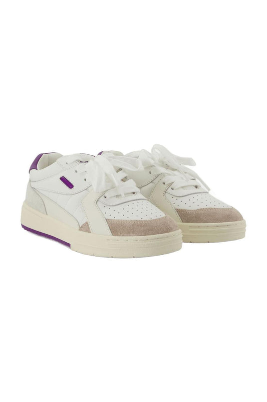 Palm University Sneakers - Palm Angels - White/Purple - Leather
