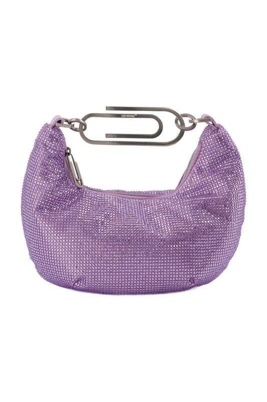 Tasche Binder Clip 20 in Strass / lila