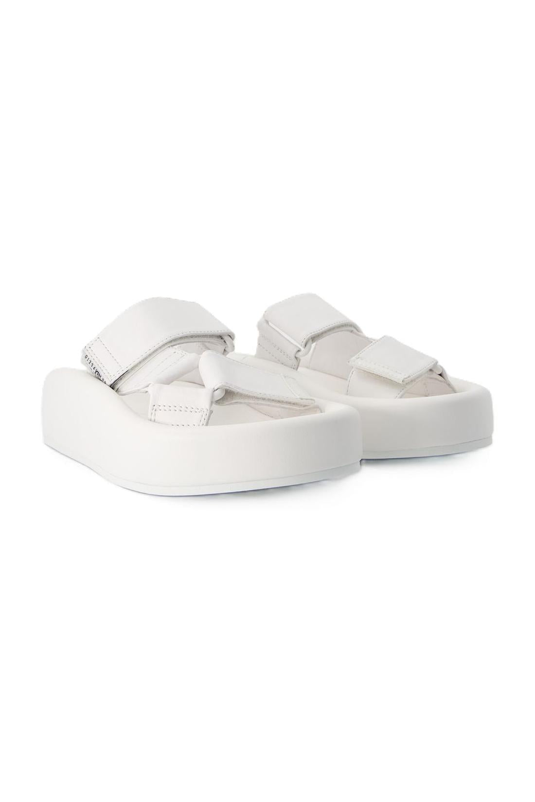 Sandal Sandalen - MM6 Maison Margiela - Leder - Weiß