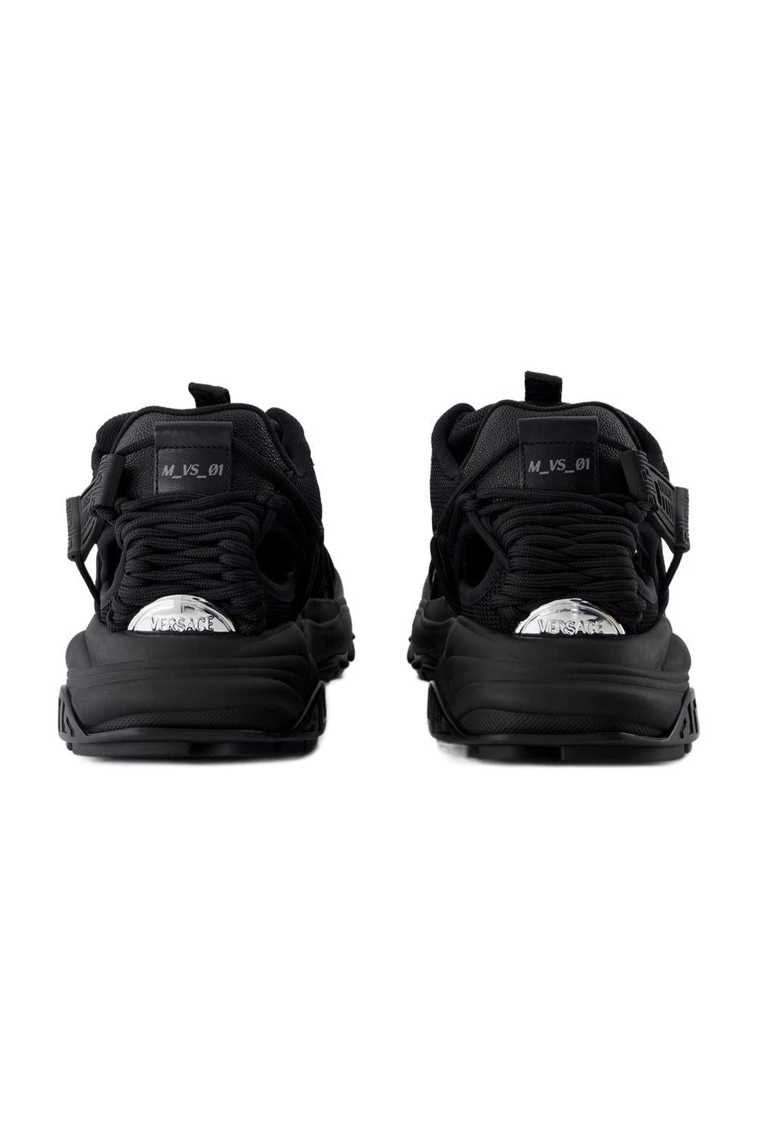 Sneakers - Versace - Leder - Schwarz