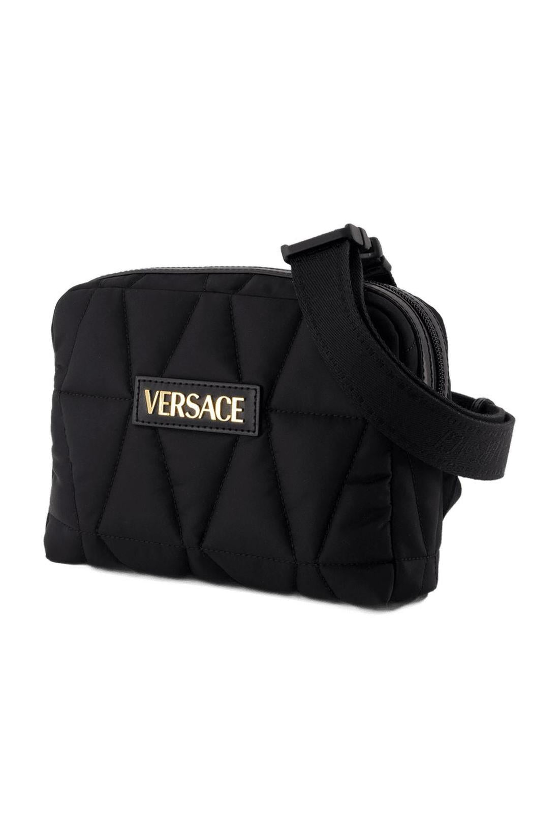 Bum Bananen Tasche - Versace - Nylon - Schwarz