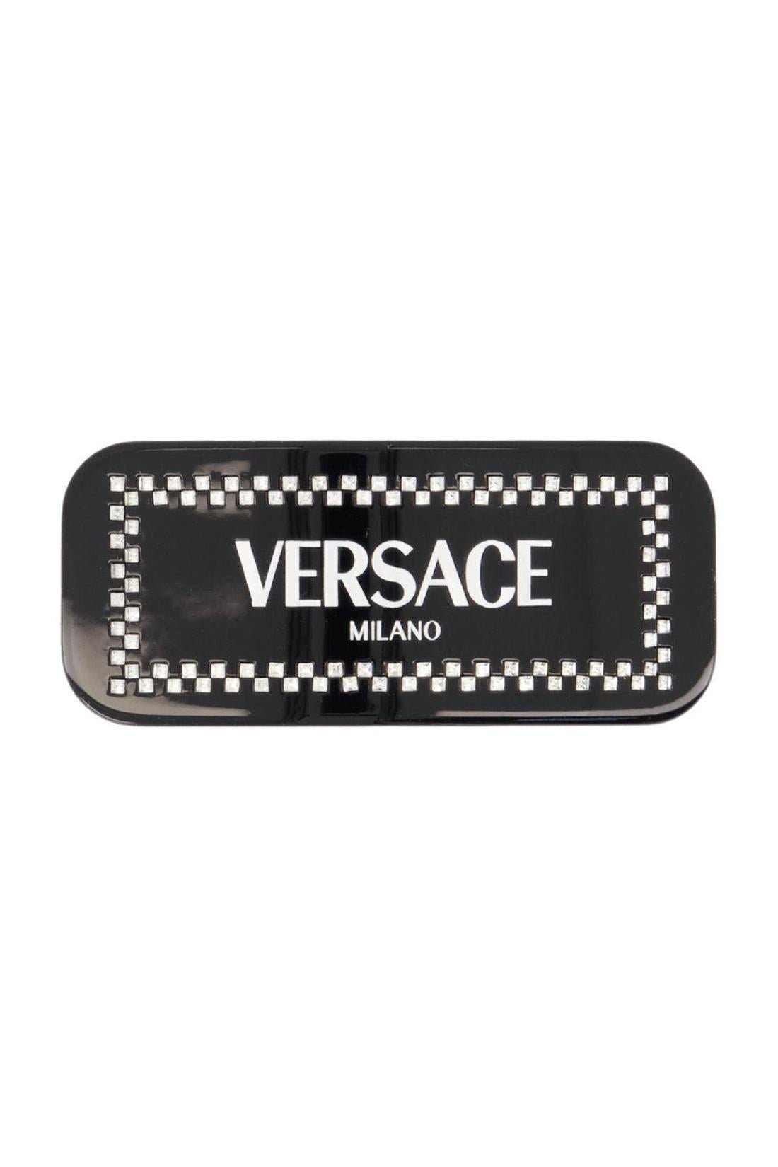 Haarspange - Versace - Pvc - Schwarz