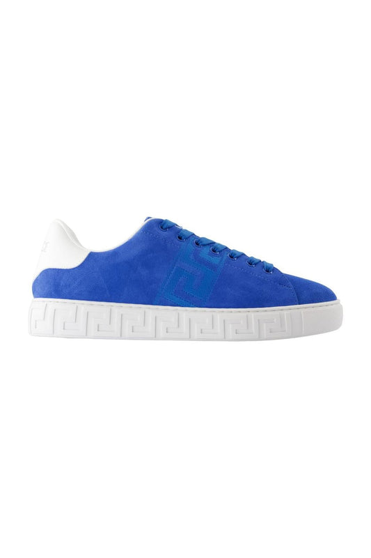 Sneakers - Versace - Wildleder - Blau