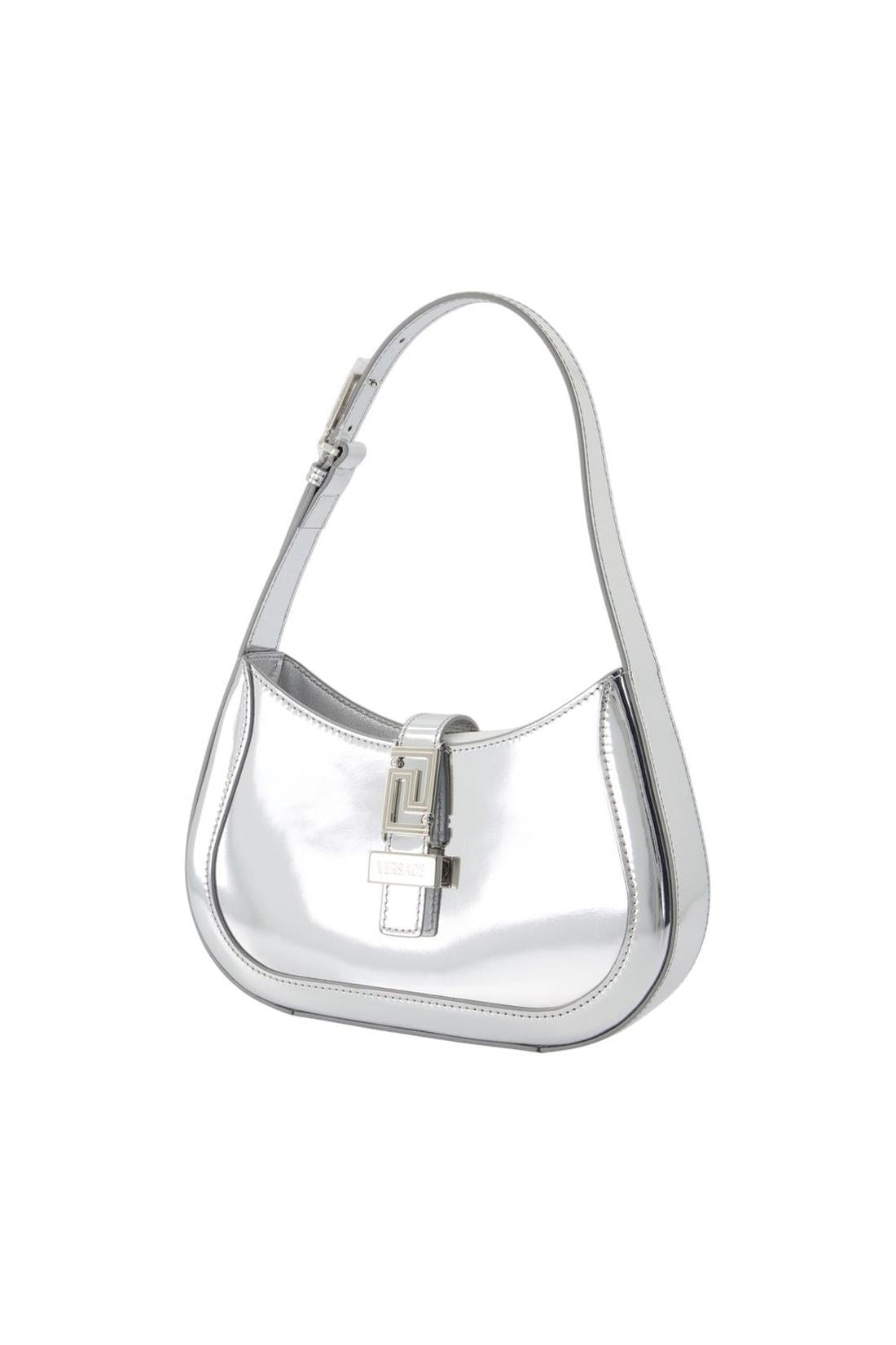 Small Schultertasche - Versace - Leder - Silber