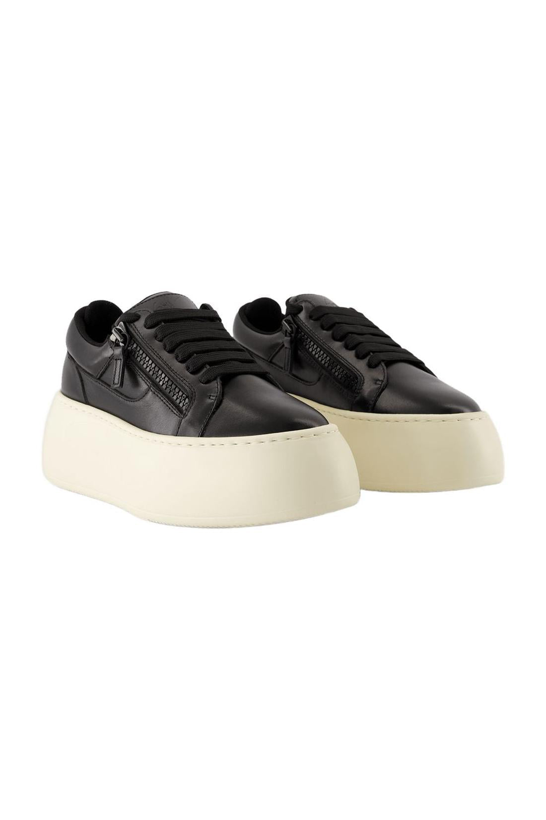 Sneakers Gz94 Maxi - Giuseppe Zanotti - Leder - Schwarz
