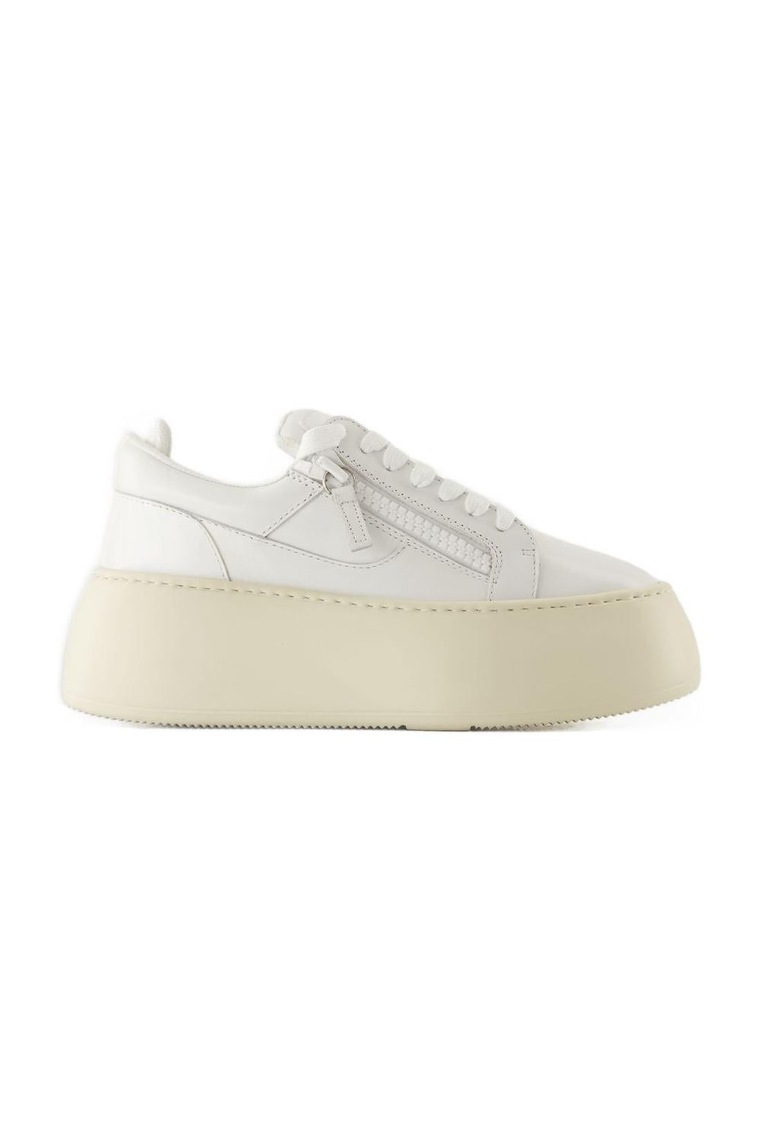 Sneakers Gz94 Maxi - Giuseppe Zanotti - Leder - Weiß