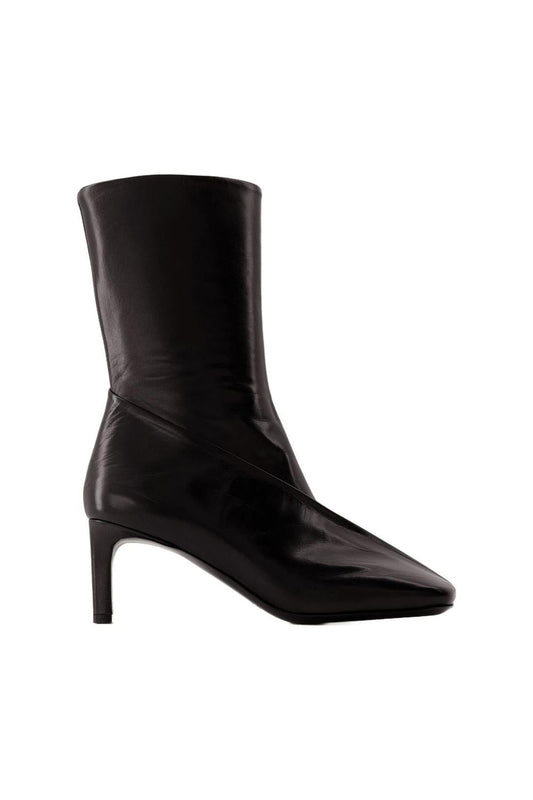 Stiefeletten Jil Sander - Leder - Schwarz