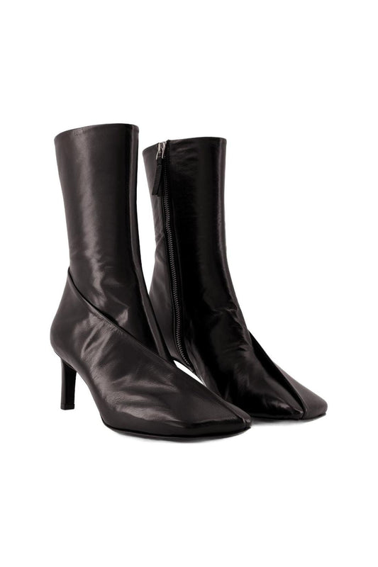 Stiefeletten Jil Sander - Leder - Schwarz