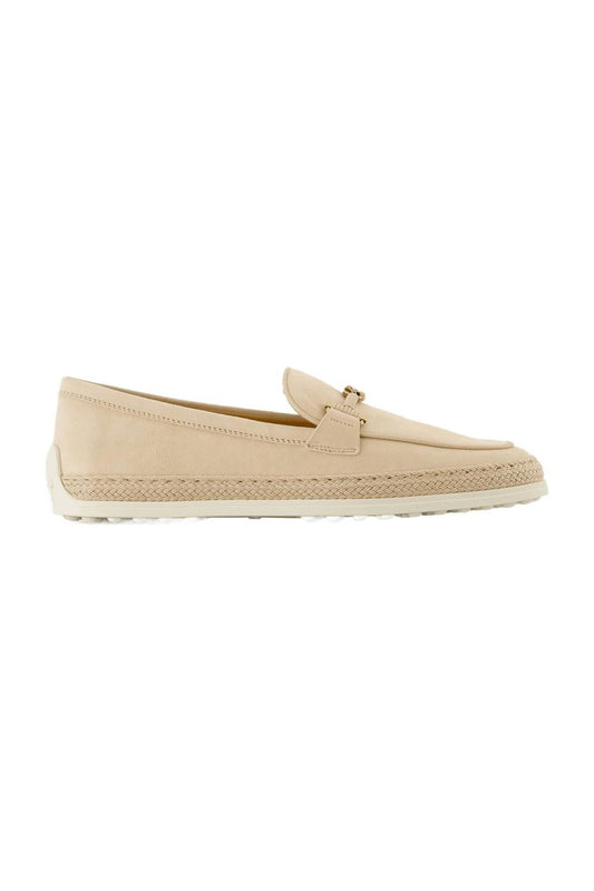 Flache Schuhe Rafia - Tod's - Raffia - Beige