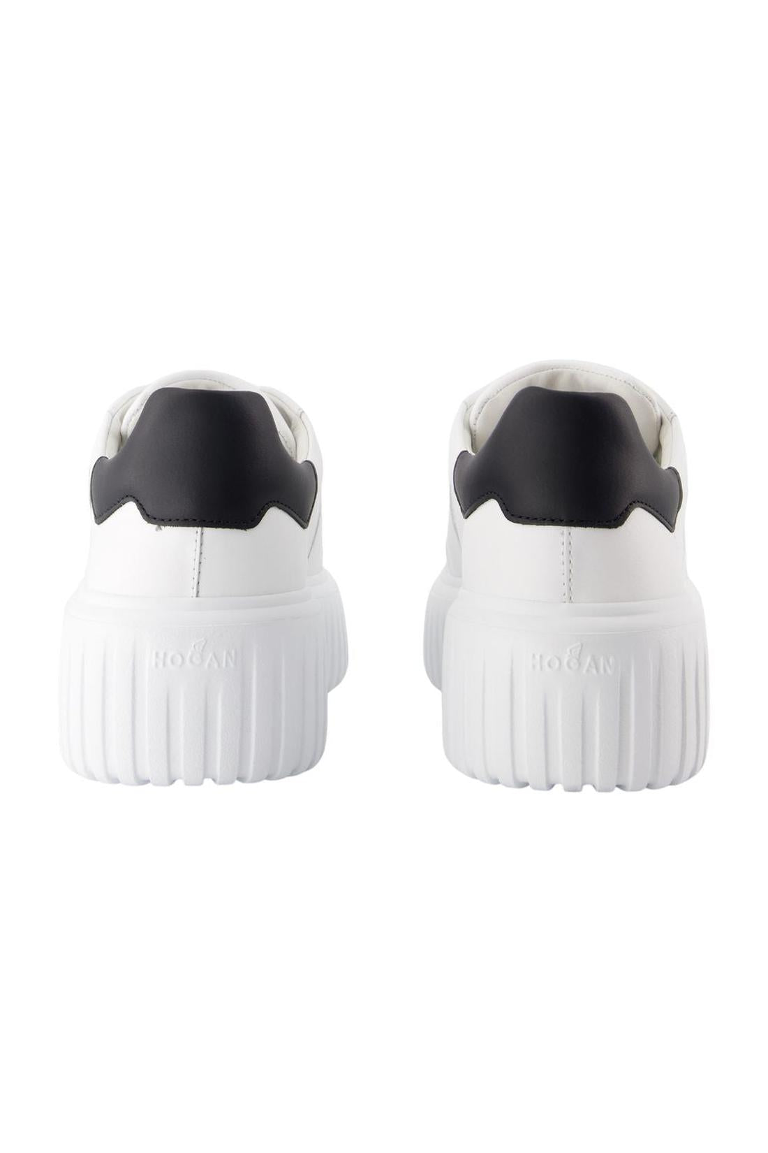 Sneakers H-Stripes - Hogan - Leder - Weiß