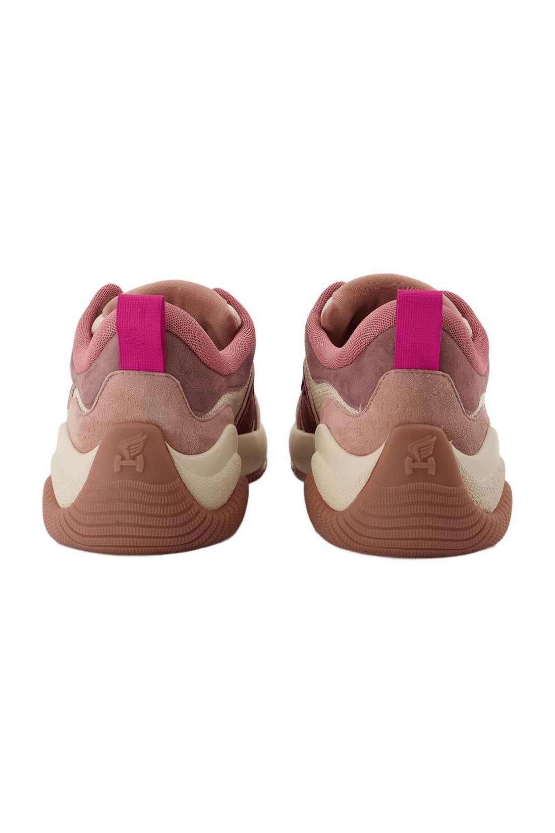 H597 Allacciato H Sneakers aus mehrfarbigem Leder