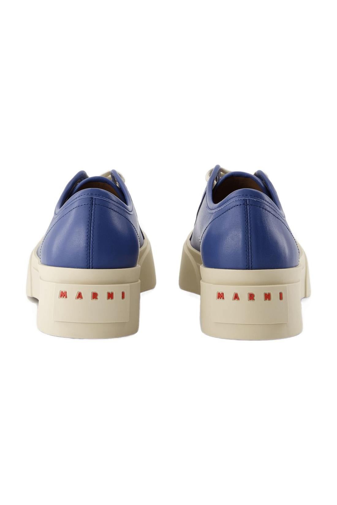 Sneakers - Marni - Leder - Blau