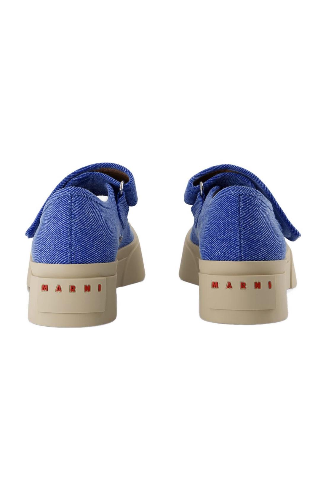 Sneakers Mary Jane - Marni - Baumwolle - Blau