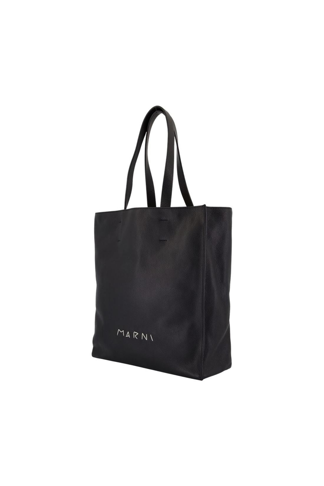 Museo Soft New Large Cabas - Marni - Leder - Schwarz