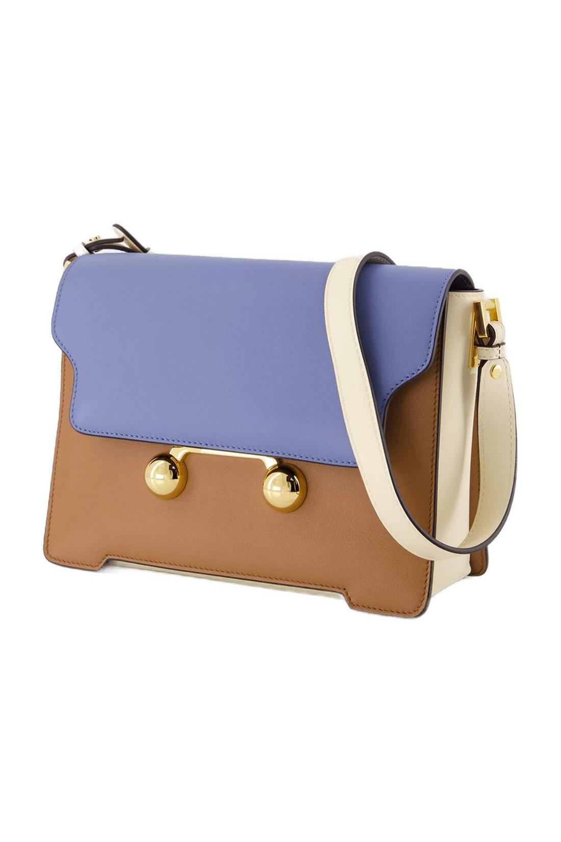 Handtasche Medium - Marni - Leder - Braun