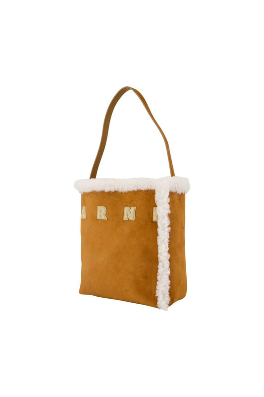 Museo Mini Cabas - Marni - Leder - Braun