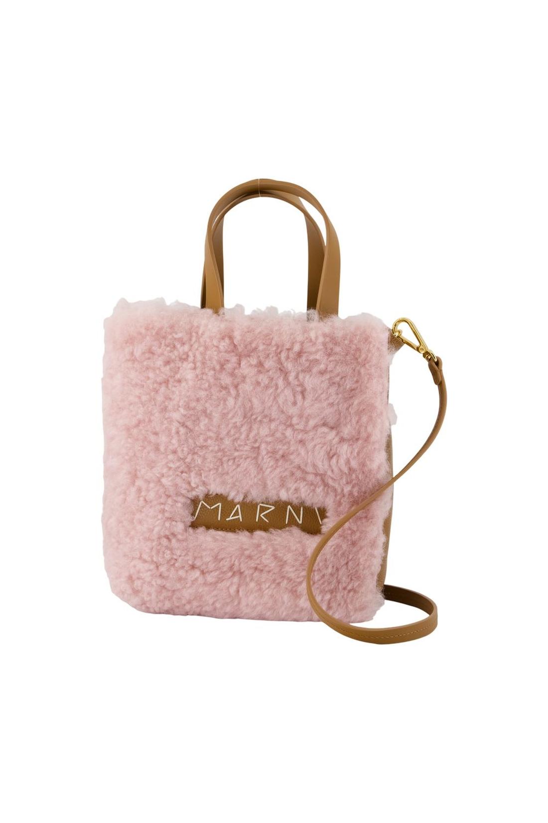 Museo Soft Cabas - Marni - Leder - Rosa